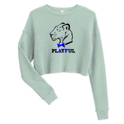 Playful AF Ladies Crop Sweatshirt