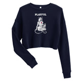 Playful & Frisky Crop Sweatshirt