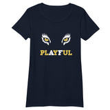 Playful AF Lioness Eyes Ladies Fitted Tee
