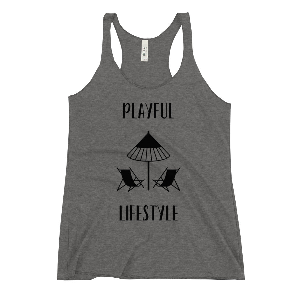Playful Ladies Beach Lifestyle Tank Top