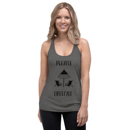 Playful Ladies Beach Lifestyle Tank Top