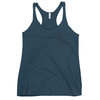 Playful Capricorn Ladies Racerback Tank