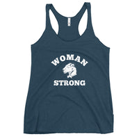 Playful Woman Strong Racerback Tank