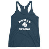 Playful Woman Strong Racerback Tank