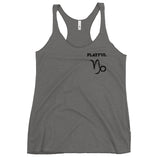 Playful Capricorn Ladies Racerback Tank