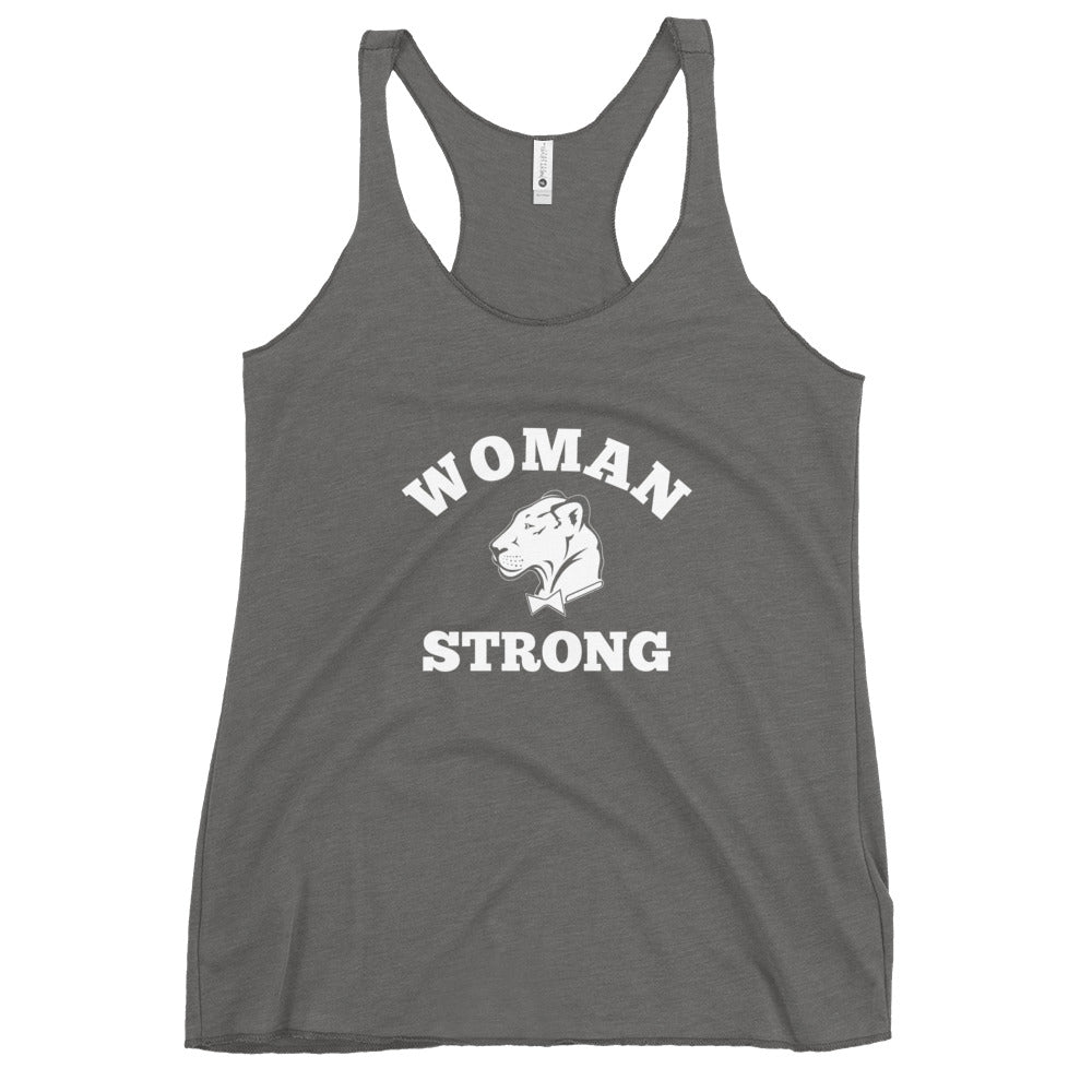 Playful Woman Strong Racerback Tank