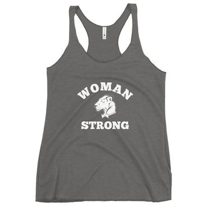 Playful Woman Strong Racerback Tank