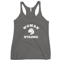 Playful Woman Strong Racerback Tank