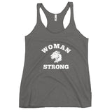 Playful Woman Strong Racerback Tank