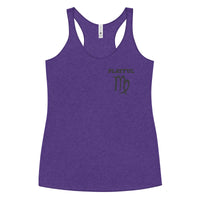 Playful Virgo Ladies Racerback Tank