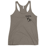 Playful Capricorn Ladies Racerback Tank
