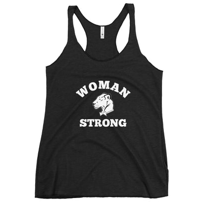 Playful Woman Strong Racerback Tank