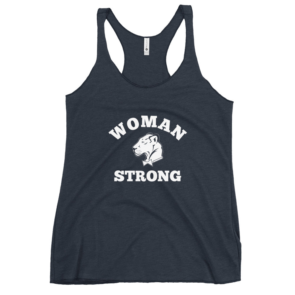 Playful Woman Strong Racerback Tank