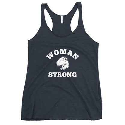 Playful Woman Strong Racerback Tank