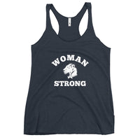 Playful Woman Strong Racerback Tank