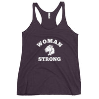 Playful Woman Strong Racerback Tank
