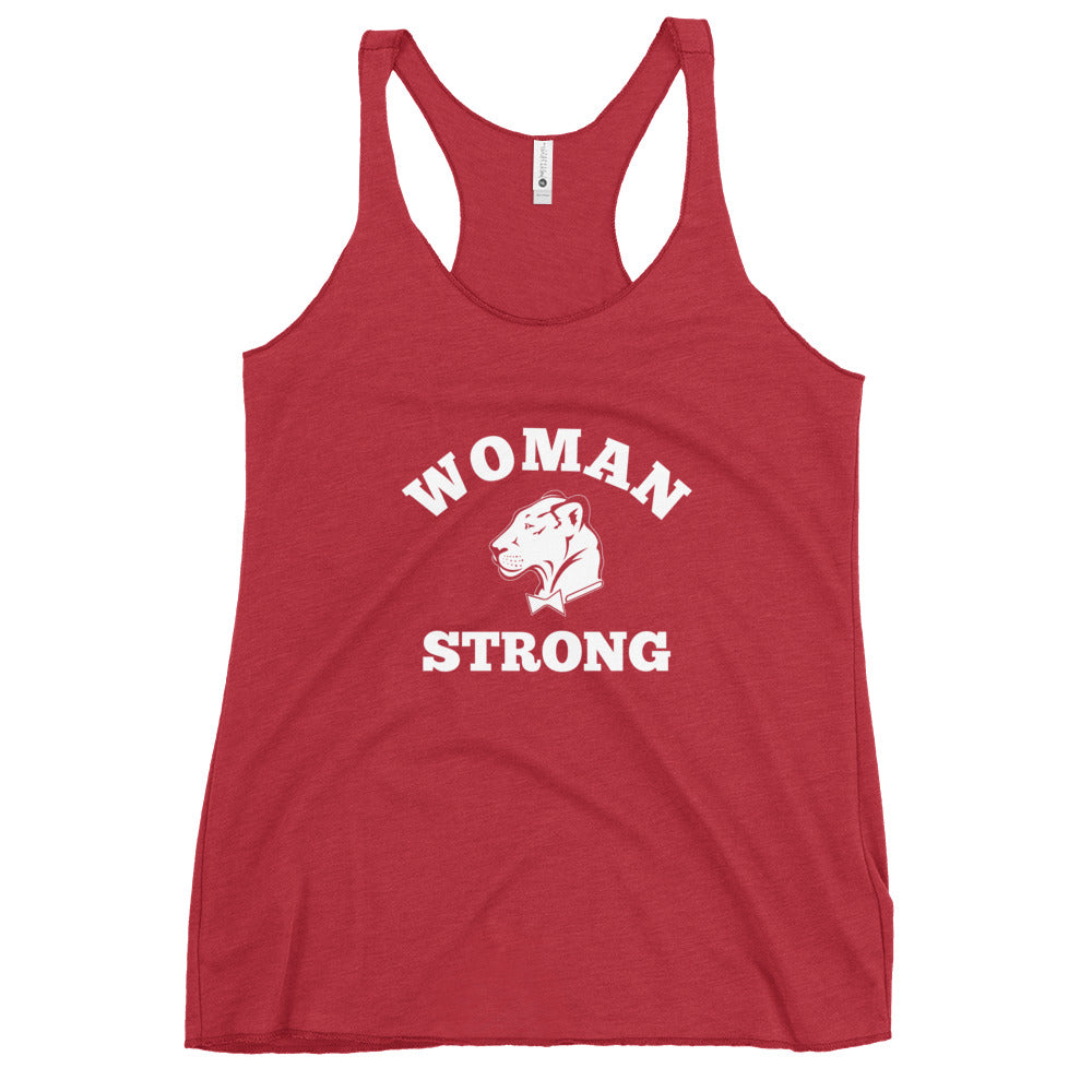 Playful Woman Strong Racerback Tank