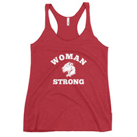 Playful Woman Strong Racerback Tank