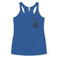 Playful Leo Ladies Racerback Tank