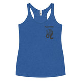 Playful Leo Ladies Racerback Tank