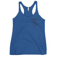 Playful Capricorn Ladies Racerback Tank