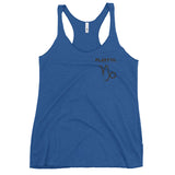 Playful Capricorn Ladies Racerback Tank