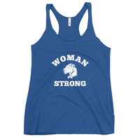 Playful Woman Strong Racerback Tank