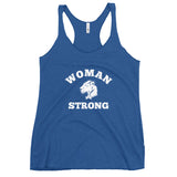 Playful Woman Strong Racerback Tank