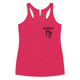 Playful Virgo Ladies Racerback Tank