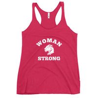 Playful Woman Strong Racerback Tank
