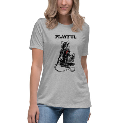Playful & Frisky Ladies Relaxed T-Shirt