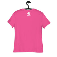 Playful Cougar (White) Ladies Relaxed T-Shirt