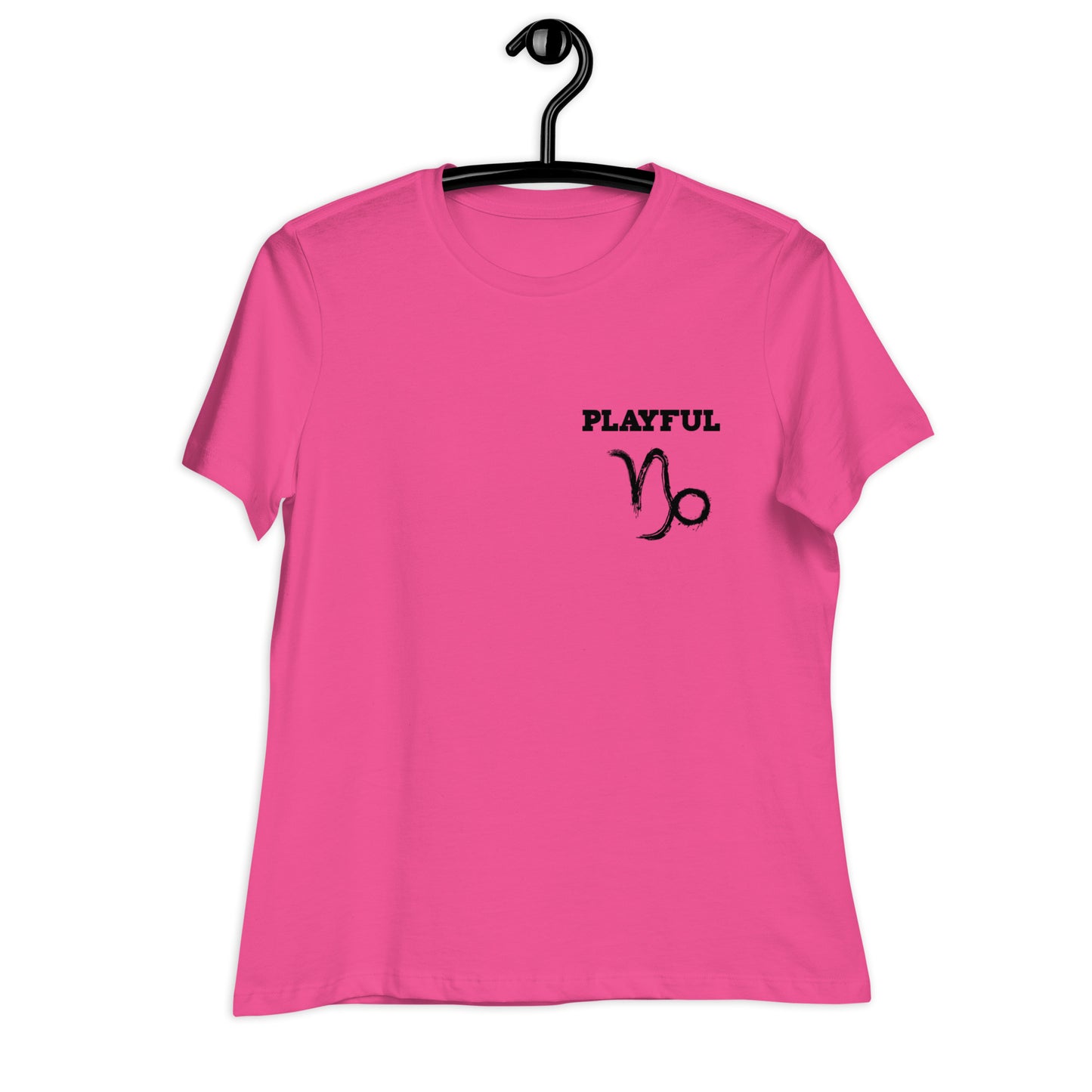 Playful Capricorn Ladies Relaxed T-Shirt