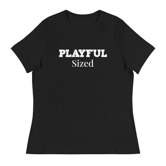 Playful Sized Ladies Relaxed T-Shirt