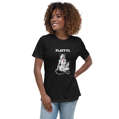 Playful & Frisky Ladies Relaxed T-Shirt