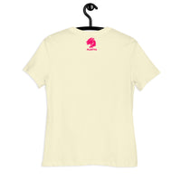 Playful Cougar (Pink) Ladies Relaxed T-Shirt