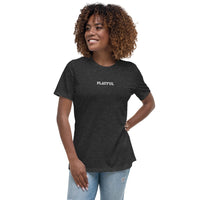 Playful Ladies Embroidered Relaxed T-Shirt