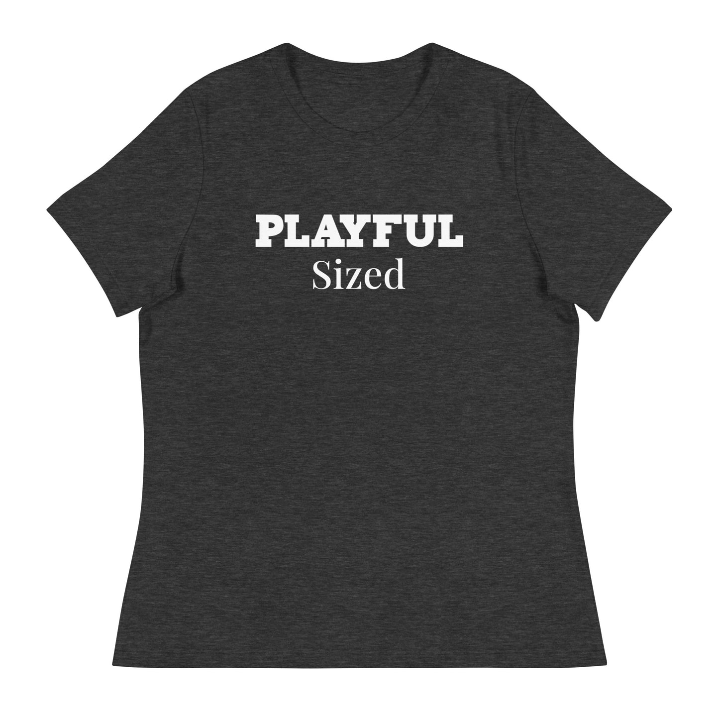 Playful Sized Ladies Relaxed T-Shirt