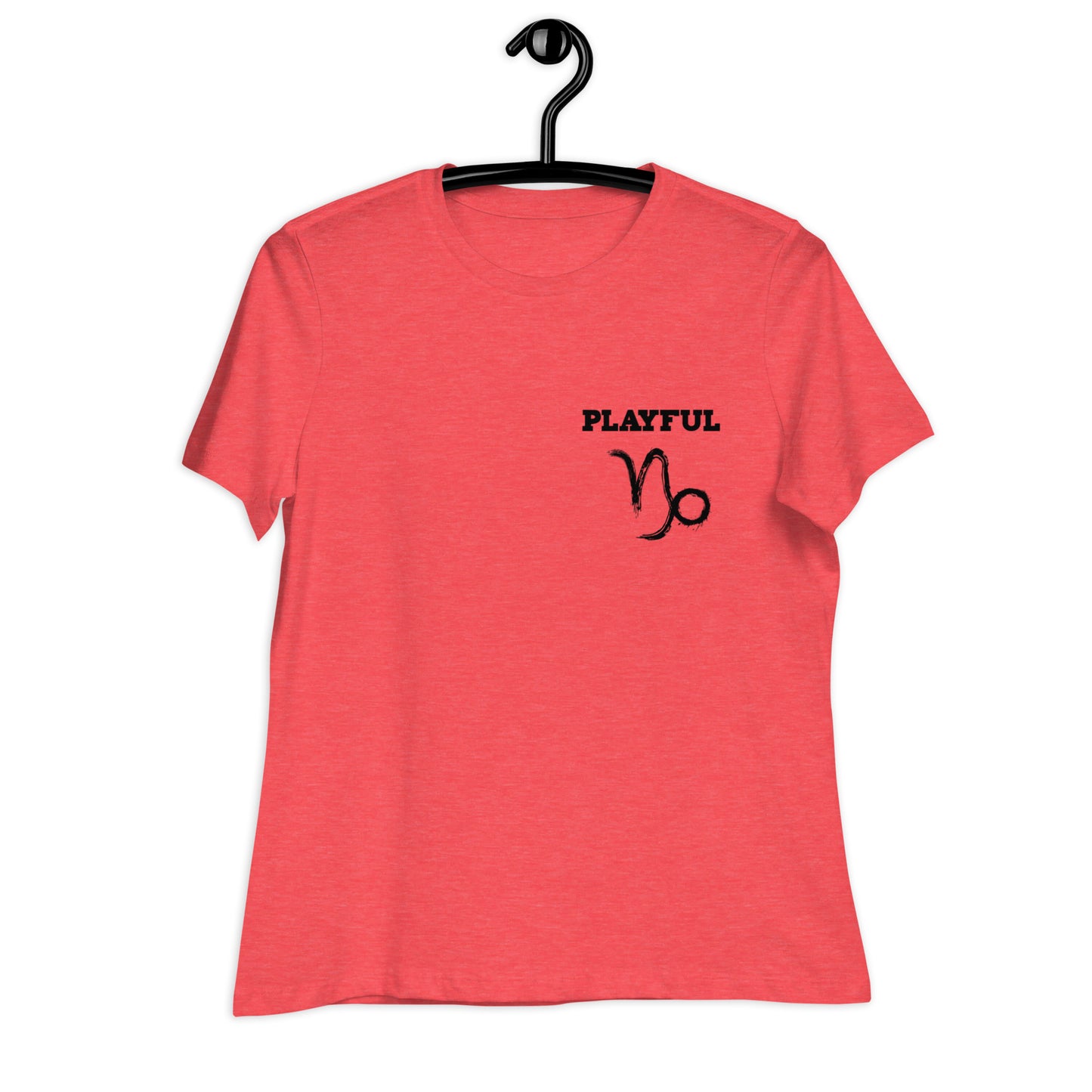 Playful Capricorn Ladies Relaxed T-Shirt