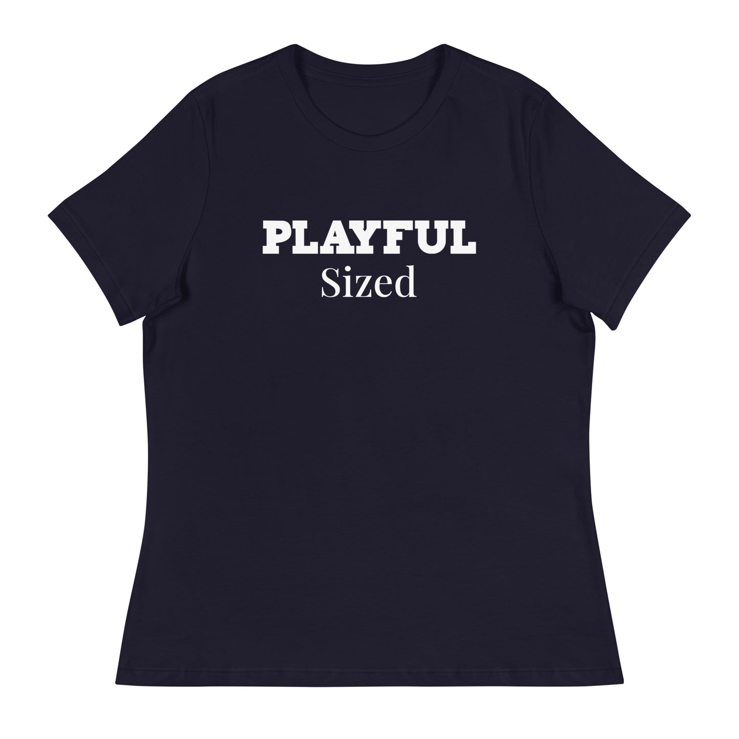 Playful Sized Ladies Relaxed T-Shirt
