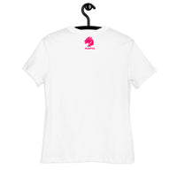Playful Cougar (Pink) Ladies Relaxed T-Shirt