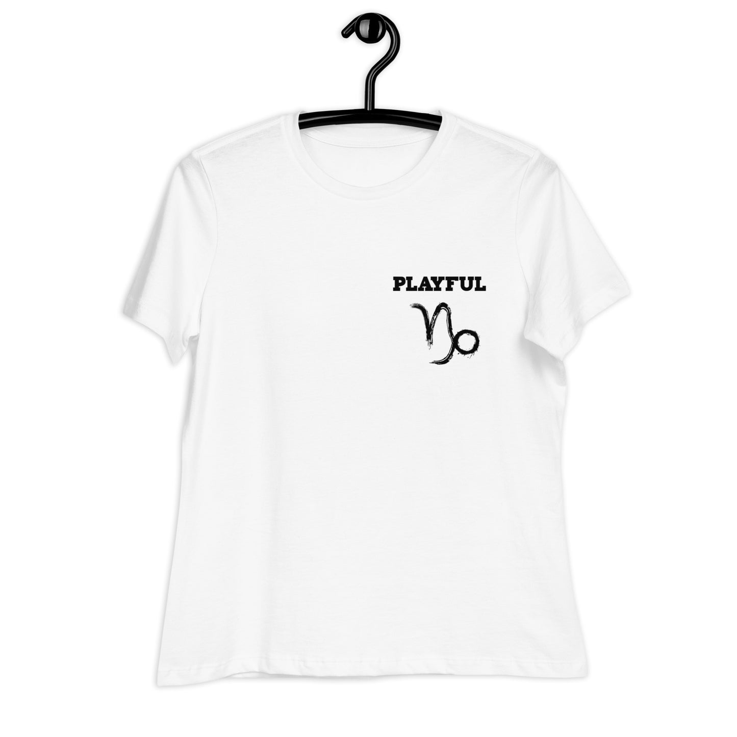 Playful Capricorn Ladies Relaxed T-Shirt